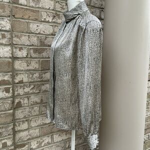 Rena Rowan for Saville Satiny Long Sleeve Blouse 8P